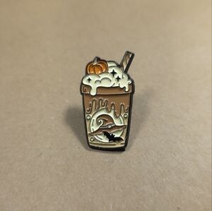 Pumpkin Spice Latte Enamel Pin